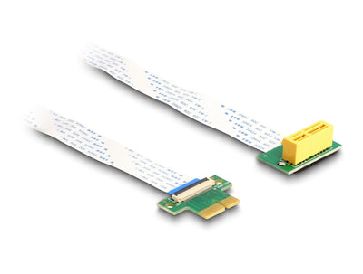 Delock 88022 Card Elevadora Pci Express X1 Male a Slot X1 With Ángulo 90° With Cable Fpc 30CM — image 1