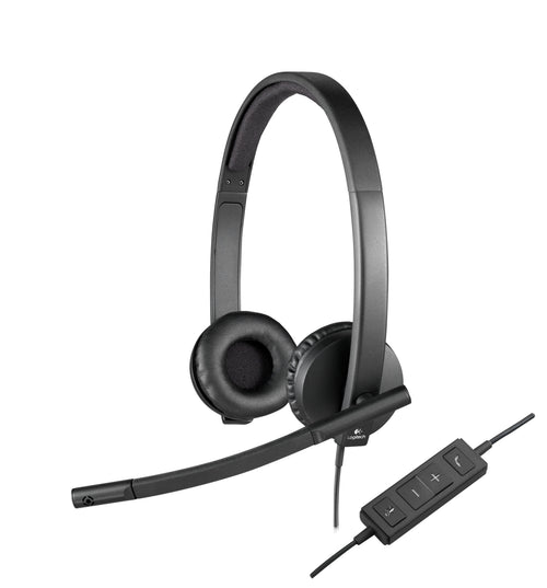 Logitech Headphones H570E With Microphone/ Diadema/ USB Black — image 1