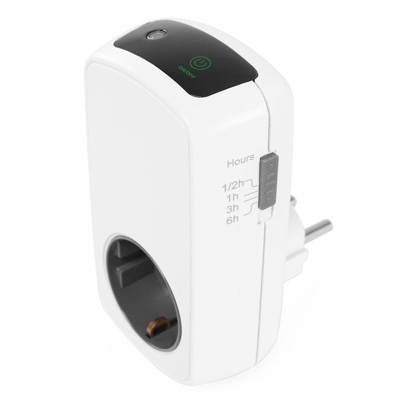 Orbegozo Pg 50 Programador Analogico Eficiente - Panel Touchscreen LED - Temporizador 30MIN a 6 Horas - Power