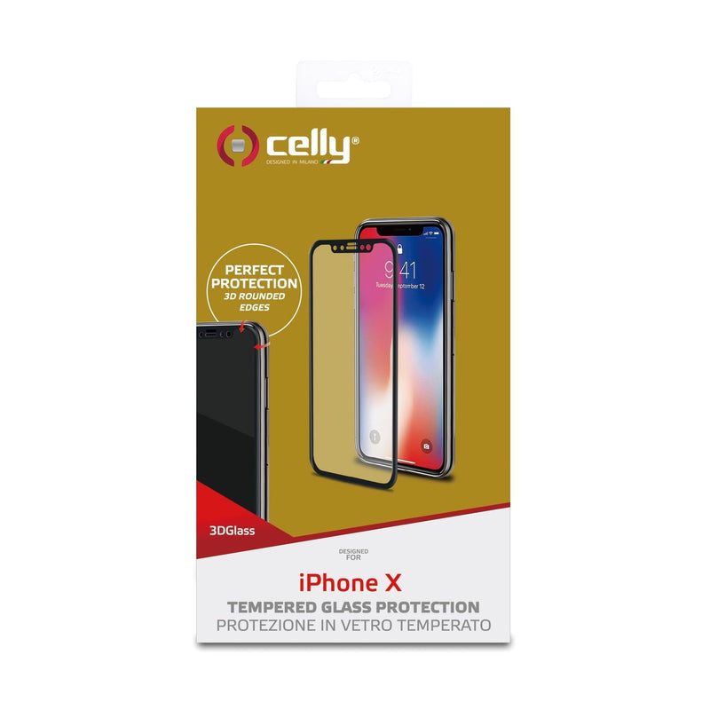 Celly 3D Glass Screen Protector Apple 1 Pieces
