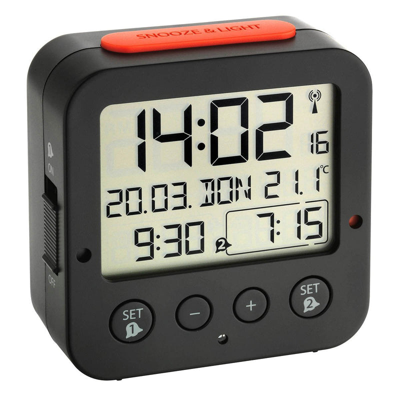Tfa Radio Despertador Digital With Temperatura Bingo 60.2528.01