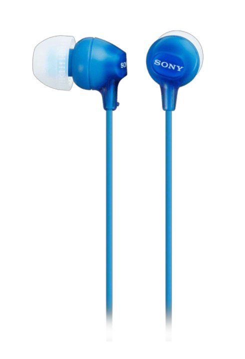 Sony Headphones MDREX15LPLI Blue Intraural/Connector 90Âº/JACK3.5/1.2M Cable MDREX15LPLI.AE