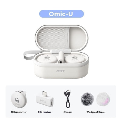 Boya Two-in-one Collar Clip Wireless Microphone