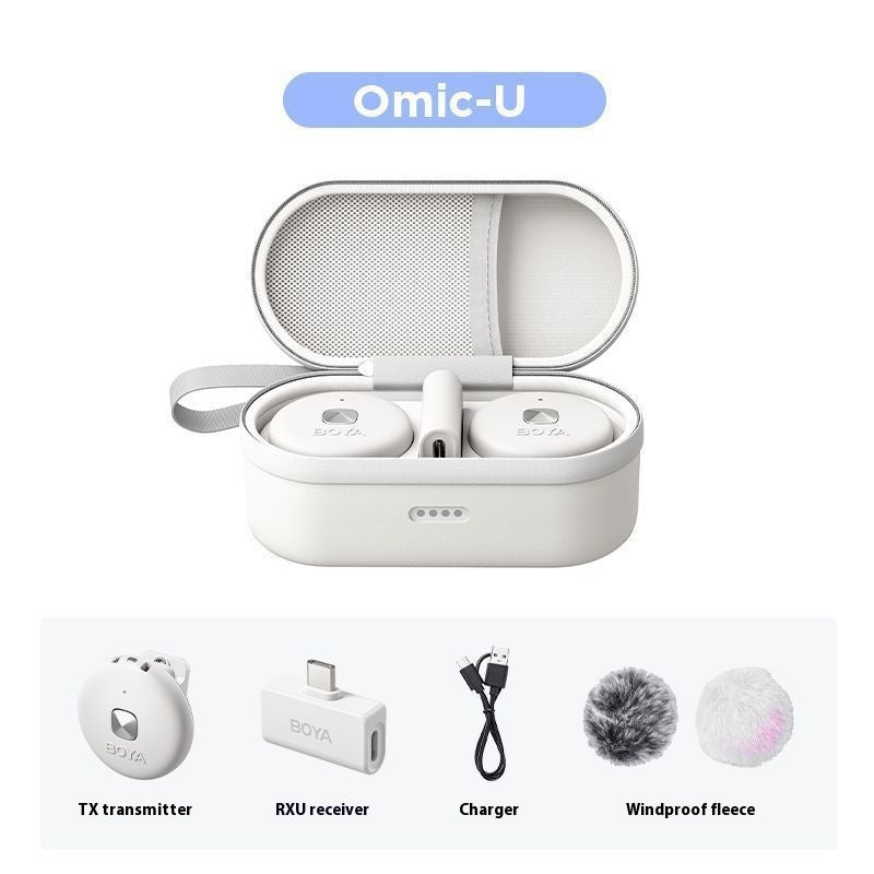 Boya Two-in-one Collar Clip Wireless Microphone