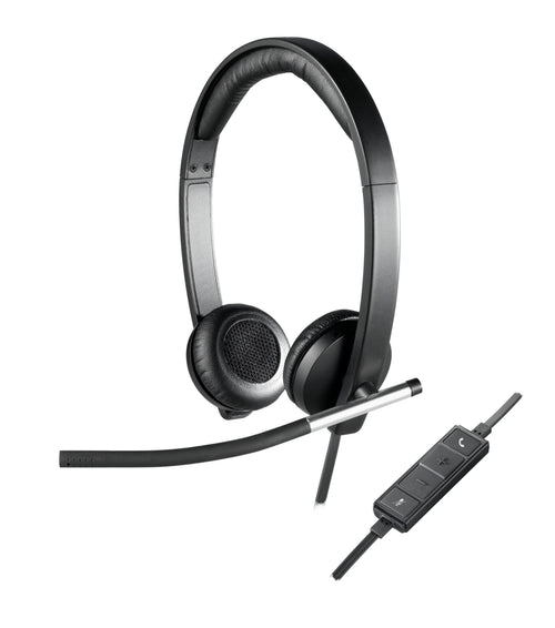 Logitech Headphones H650E Microphone USB 1.8M — image 1