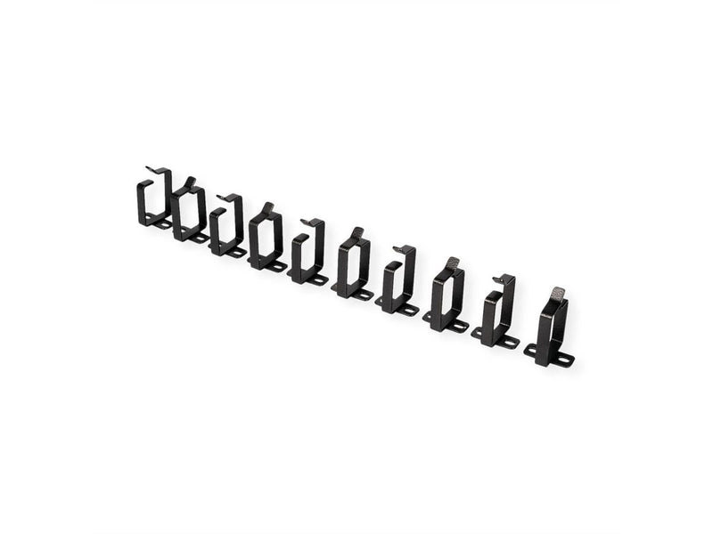 Roline Stand Guía Cables, 44X60MM Black 10 Units