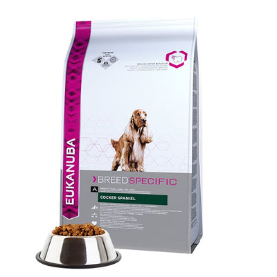 Eukanuba Comida Rara Perros Breed Specific Cocker Spaniel 7,5KG Adulto Pollo — image 1