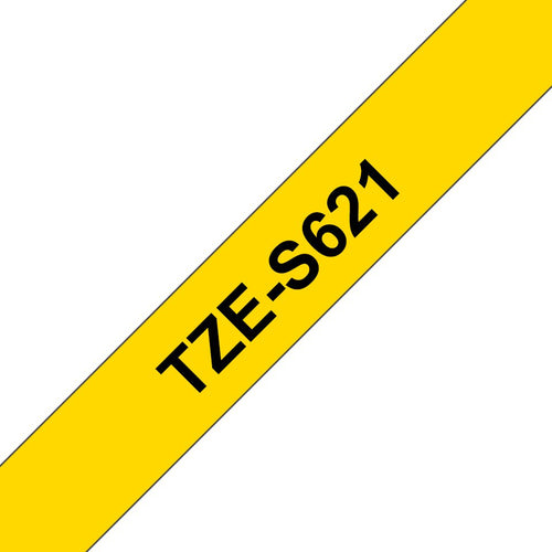 Brother Tape Laminated Yellow / Black (superadhesiva) 9MM — image 1