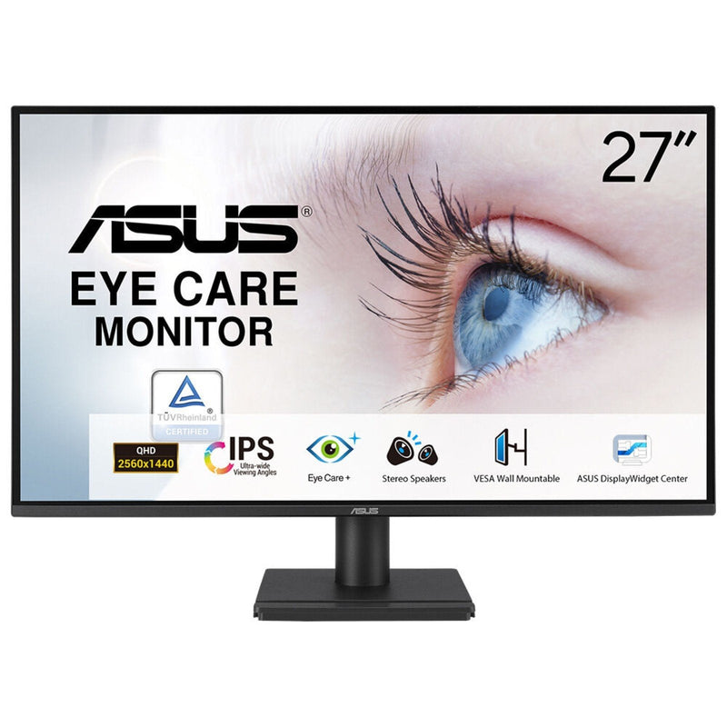 ASUS Monitor VA27AQ 27 2560 X 1440 Pixels Quad HD LCD Black 90LM06G1-B01171