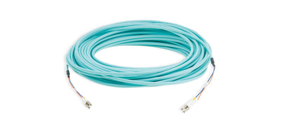 Kramer Cable Electronics CLS-2LC/OM3-328 Fibre Optic And Infiniband 100M 2X Lc Colour Aguamarina — image 1