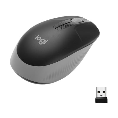 Logitech Wireless Mouse M190 Grey Medio 910-005906 — image 1