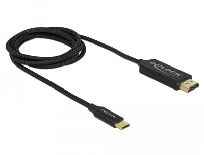 Delock USB Cable Type-c Male Hdmi-a Male Dp-alt Mode 4K 60 HZ 1M — image 1