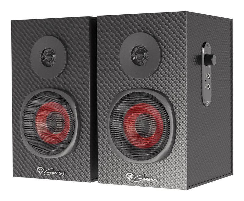 Genesis Natec Speakers 2.0 Helium 200 10W Black Red Alámbrico