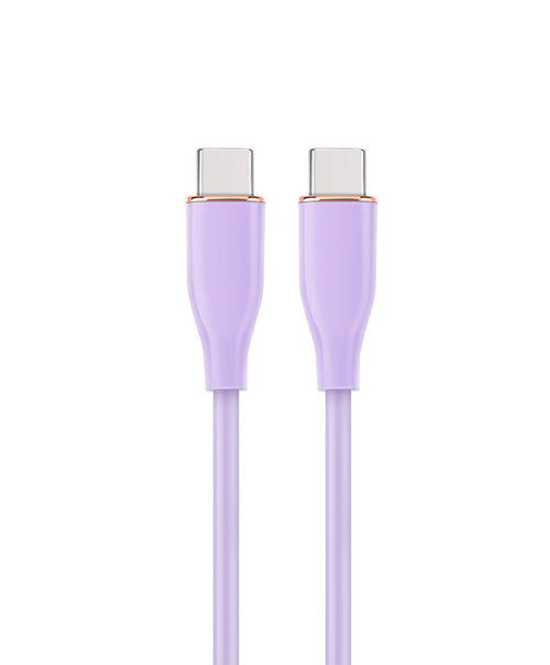 Gembird USB Cable -c 1.5M Premium Viol./CC-USB2S-CMCM-1.5M-P — image 1