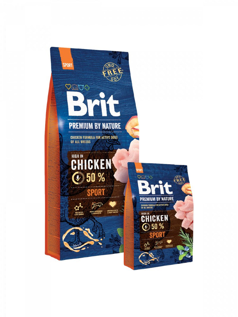 Brit Alimento Seco Perros Premium By Nature Sport Chicken 15KG