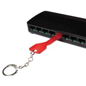 Logilink Bloqueador Ports RJ45 Set 10 Pieces Red + Key — image 1