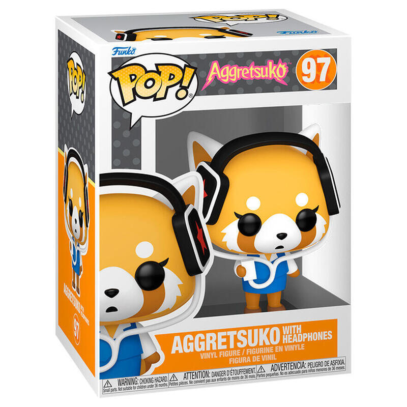 Figure Pop Aggretsuko - Aggretsuko With Headphones