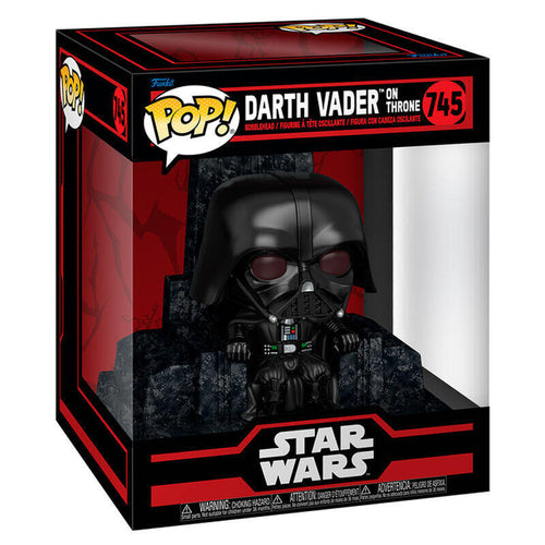 Figure Pop Deluxe Star Wars Darth Vader On Throne — image 1
