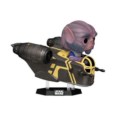 Figure Pop Rides Deluxe Star Wars Mandalorian & Grogu Zeb Orrelios In The Razor Crest — image 1