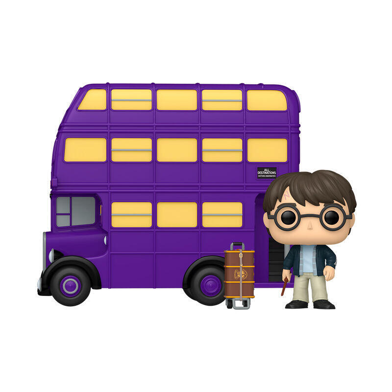 Figura Pop Rides Super Deluxe Harry Potter - Harry Potter Con Knight Bus