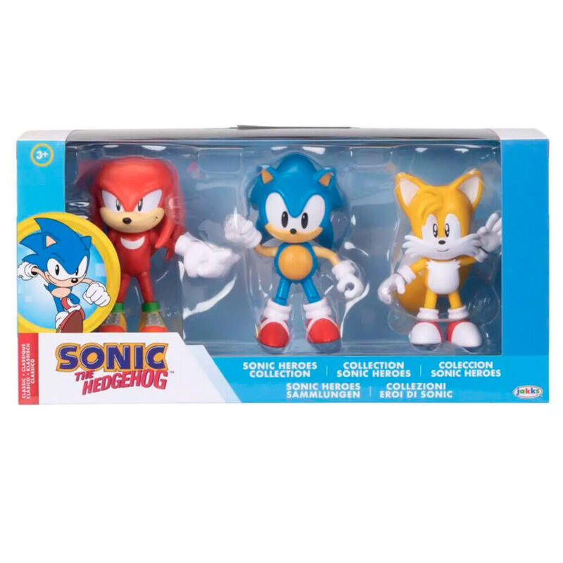 Figuras Blíster 3 Classic Sonic The Hedgehog 10CM