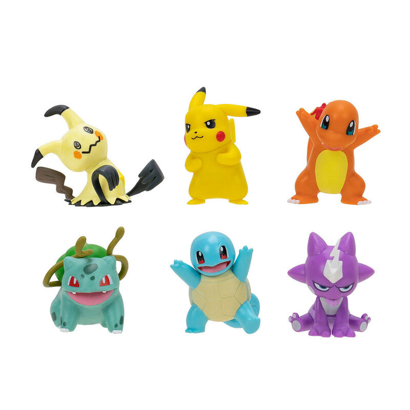 Figuras Pokemon Multipack 6