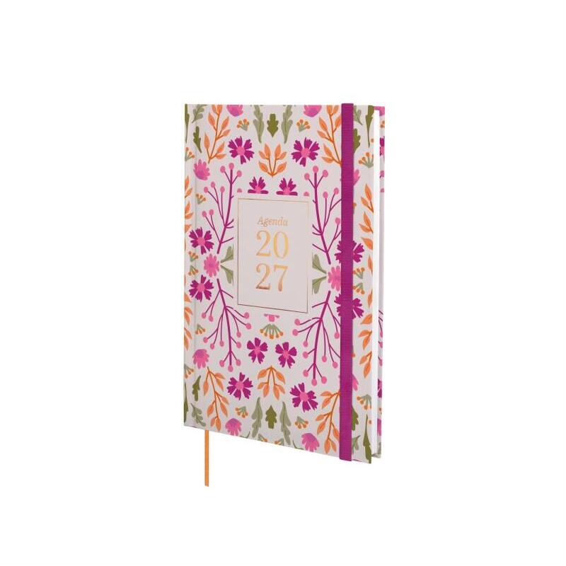 Finocam Dynamic Berlin Hojas Planner Professional - Anual 2027 - Semana Vista Vertical - 140X204MM - Rubber El
