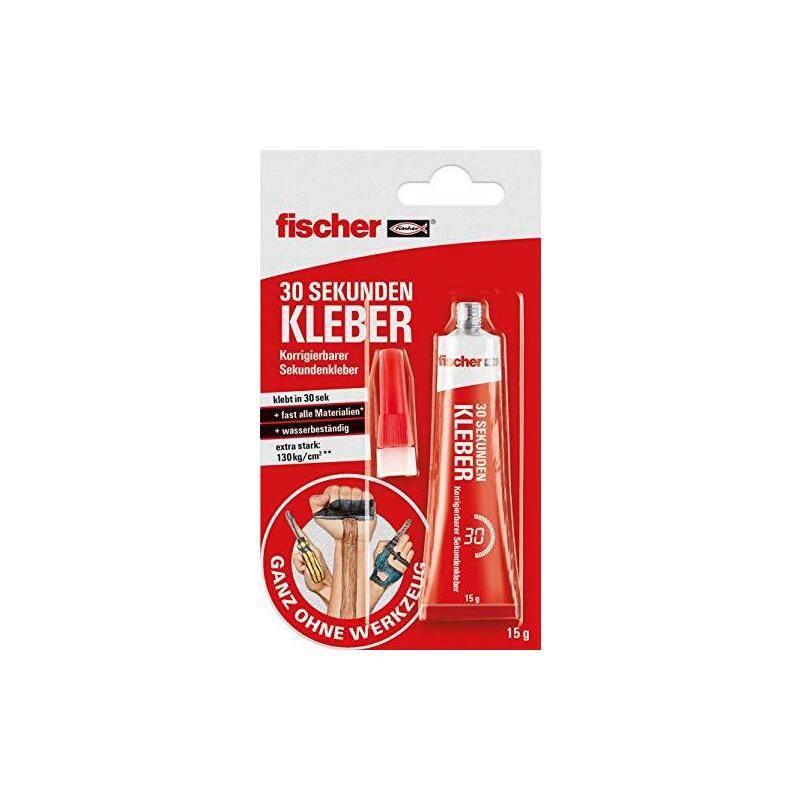 Fischer Glue Gow 30 Second, 15G 545868