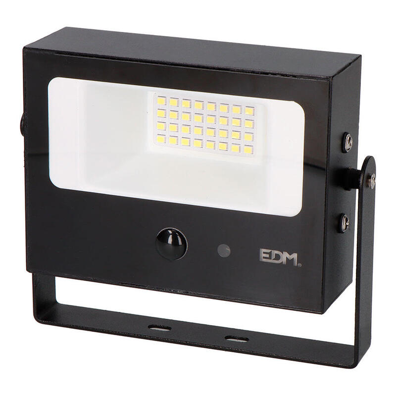 Foco Projector Solar Auto Tilting 7W, 700 Lm, 6500 K, With Sensor Motion Black