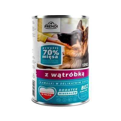 Frendi With Liver Chunks In Delicate Sauce - Comida Húmeda Perros - 1250G — image 1
