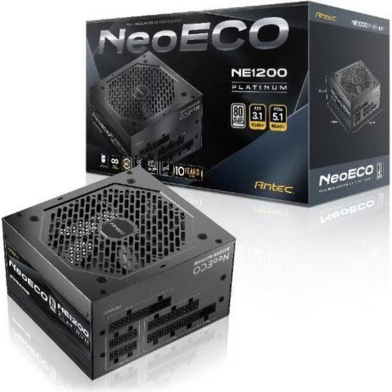 Antec Power Supply Power Modular Neoeco 1200W 80 + Platinum ATX 3.1 PCIE 5.1 0-761345-20217-6