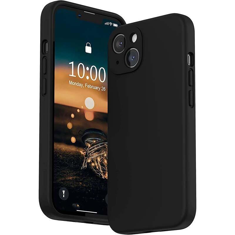 Case Iphone 13 Square Liquid Premium Black