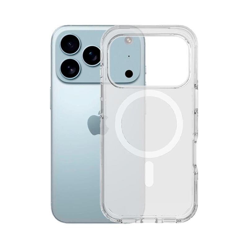 Jc Case Rear Silicone Transparent Compatible With Magsafe Apple Iphone 17 Pro