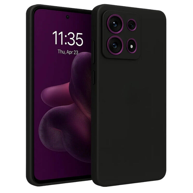 Case Motorola Edge 60 Pro Square Liquid Premium Black