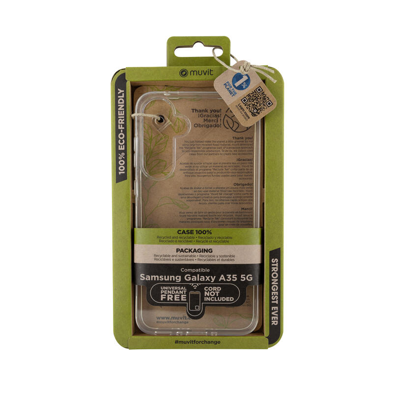 Muvit Case Recycletek Samsung Galaxy A35 5G Transparent