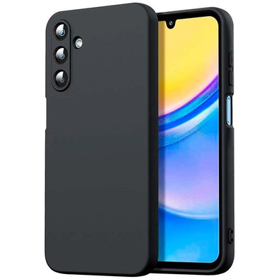 Case Soft Samsung Galaxy A15 4G / A15 5G Square Liquid Premium Black — image 1