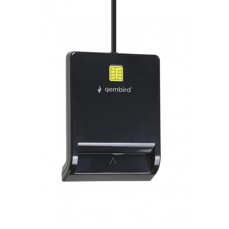 Gembird Card Reader Inteligentes USB FD2-SCR, Black
