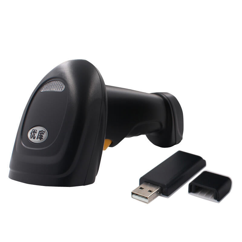 Globbaltec Scanner Codes Barcodes 1D Fast Speed Wireless 2,4G With Stand