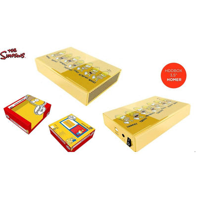 HDD Caja-ext. USB 3,5 SATA Simpson Yellow — image 1