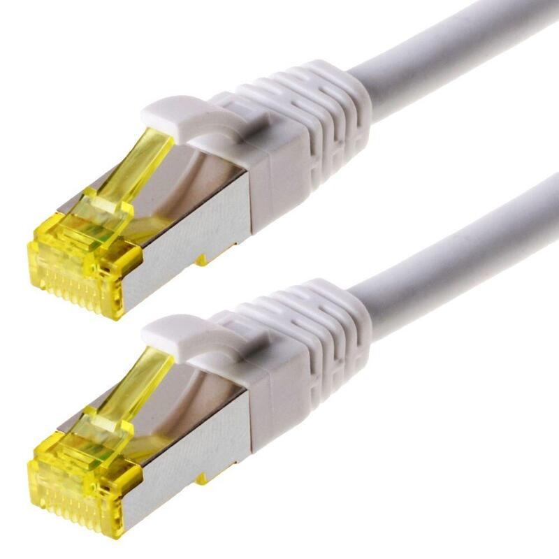 Helos Network Cable S/FTP CAT.6A White 10,0M