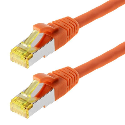 Helos Network Cable S/FTP CAT.6A Orange 3,0M — image 1