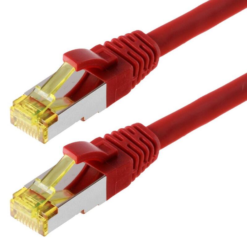 Helos Network Cable S/FTP CAT.6A Red 2,0M
