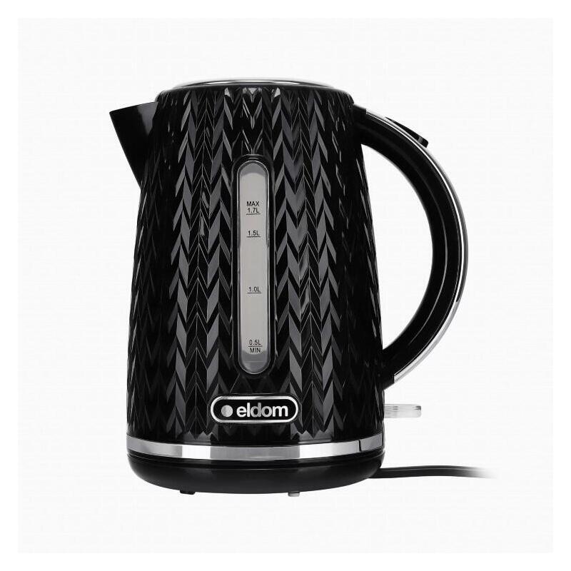 Kettle Nelo, Capacity 1,7 L, Power 2000W, Colour Black