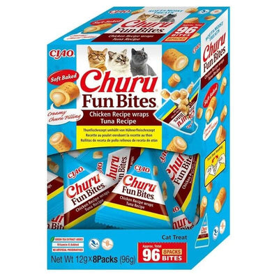 Inaba Churu Fun Bites Chicken And Tuna - Cat Treats - 8X12G — image 1