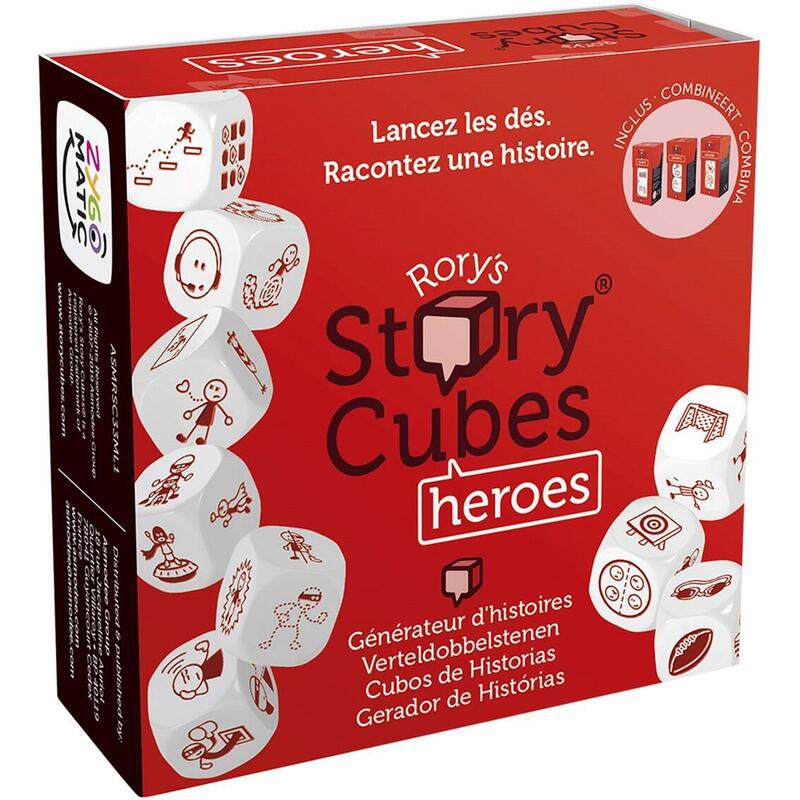 Asmodee Set Of Desk Story Cubes Heroes Pegi 8