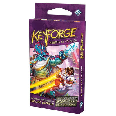 Set Of Desk Keyforge Mundos Colision Mazo Pegi 14 — image 1