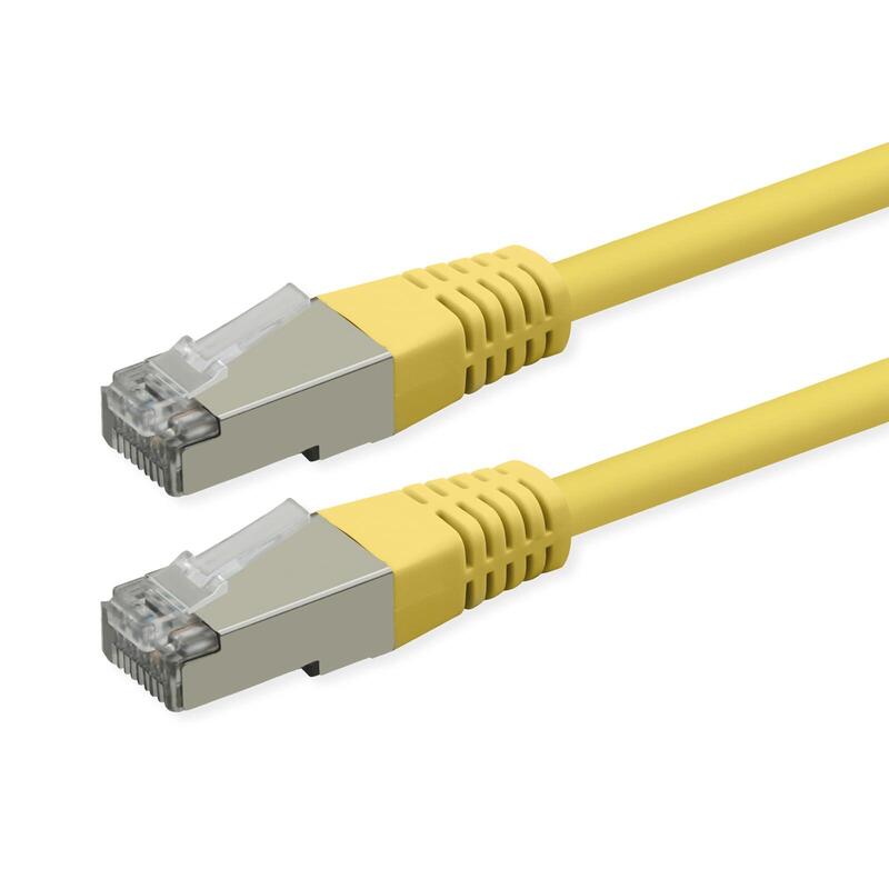 Roline Kab Network Cable CAT.6 Class And PoE S FTP Pimf Yellow 10M