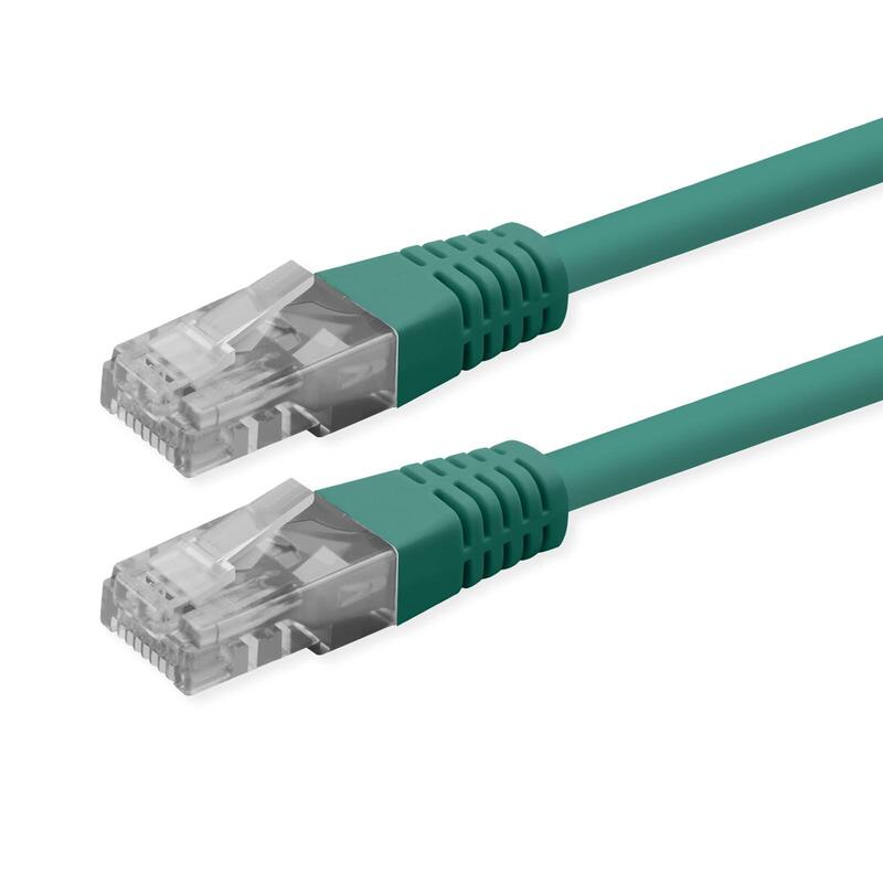 Roline Kab Network Cable CAT.6 Class Y UTP PoE Verde 0,5M