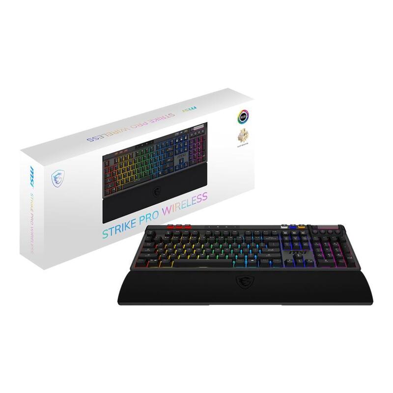 MSI Keyboard Gaming Black Us/Strike Pro W Silent Us