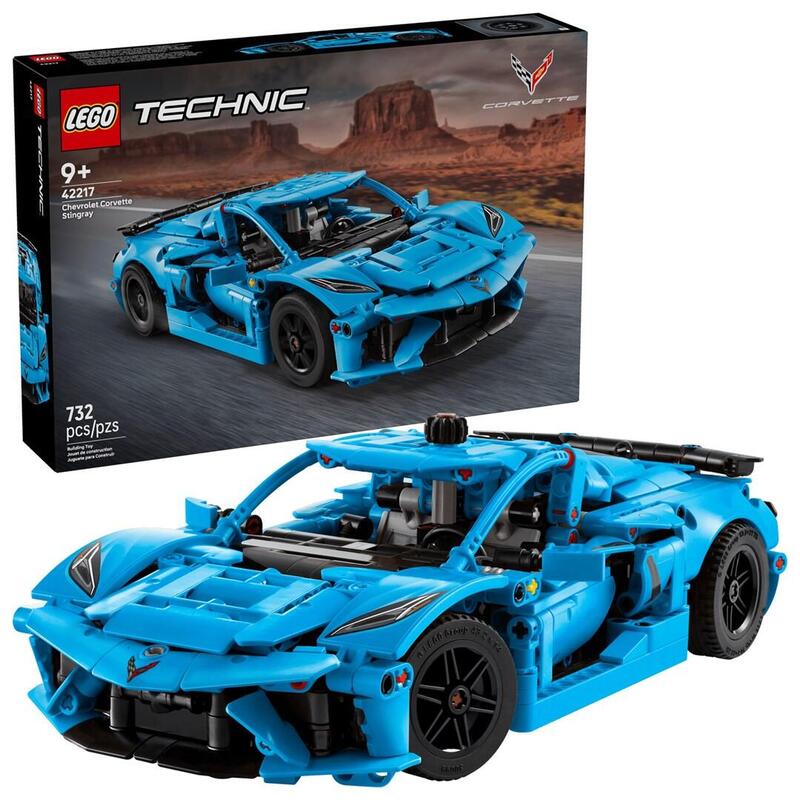 Lego 42217 Technic - Blue Chevrolet Corvette Stingray
